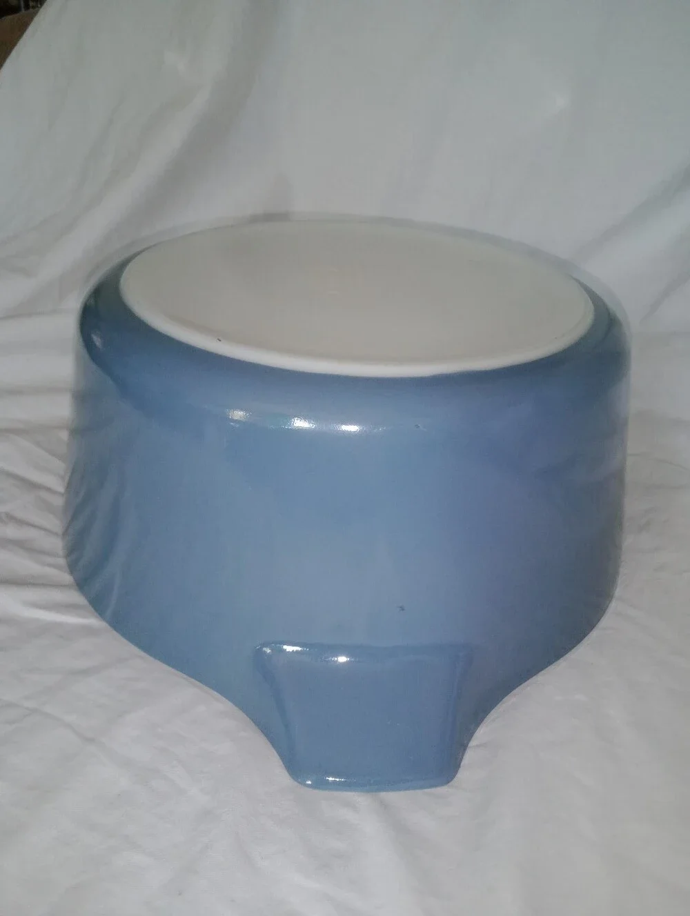 Vintage Pyrex 2.5 Qt Horizon Blue Glass Baking Serving Dish Bowl USA